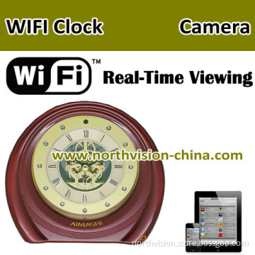 WiFi Clock Camera with Real-Time Viewing (WI-3089C)